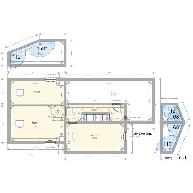 ML24006186 . Plan de 30 pièces et 363 m2