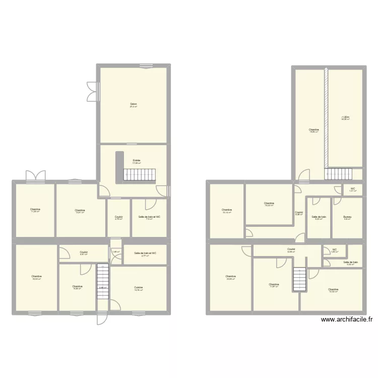 knnj. Plan de 37 et 275 m² knnj. Plan de 37 et 275 m²