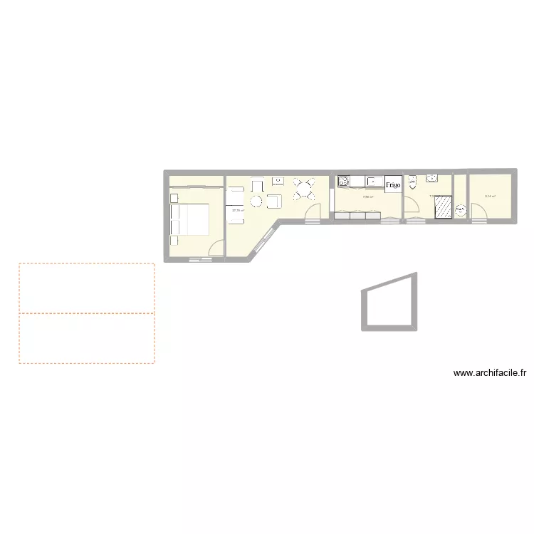 grange les salelles 3. Plan de 