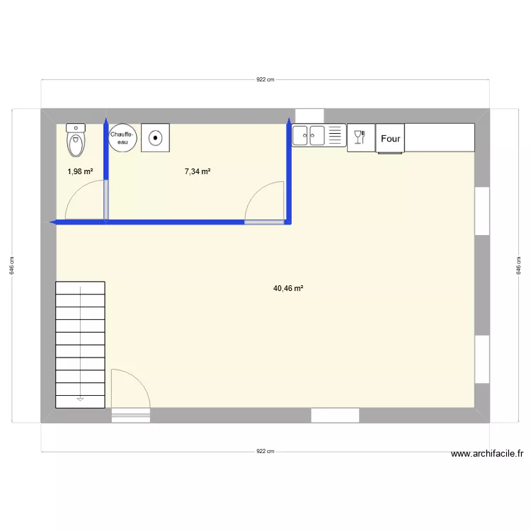 rez-de-chaussée Leyrieu. Plan de rez-de-chaussée Leyrieu. Plan de