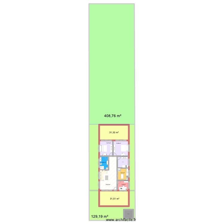 01 Java. Plan de 12 pièces et 903 m2