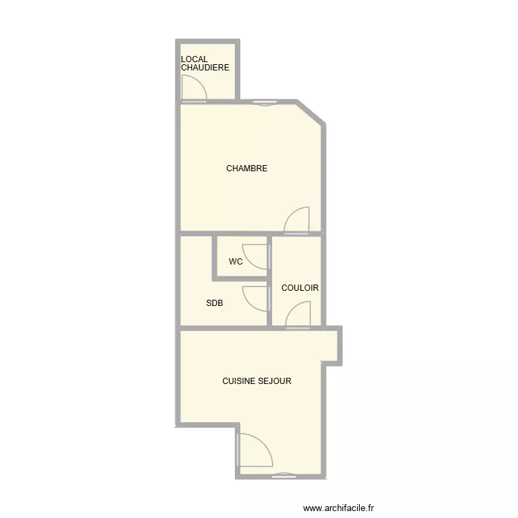 BOUSQUET 1ER AMIANTE. Plan de 6 Pièces et 30 m² BOUSQUET 1ER AMIANTE. Plan de 6 Pièces et 30 m²