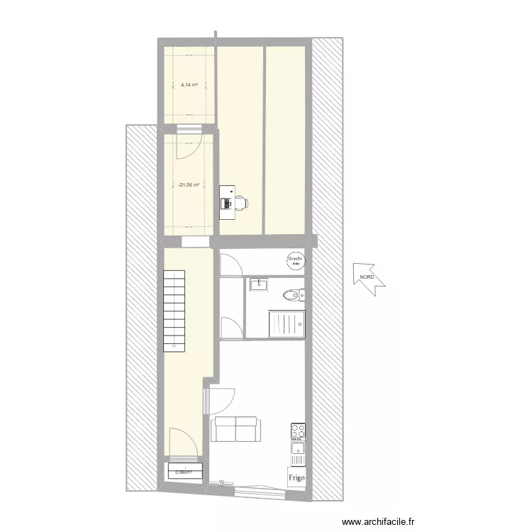 RDC Studio tiny ok. Plan de 0 pièce et 0 m2 RDC Studio tiny ok. Plan de 0 pièce et 0 m2