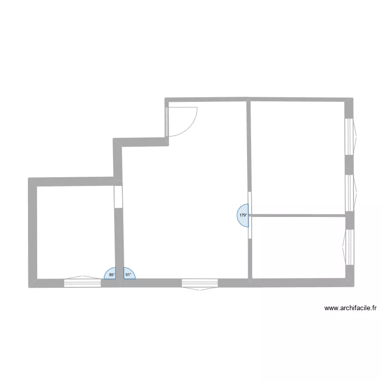 appartement ay. Plan de 