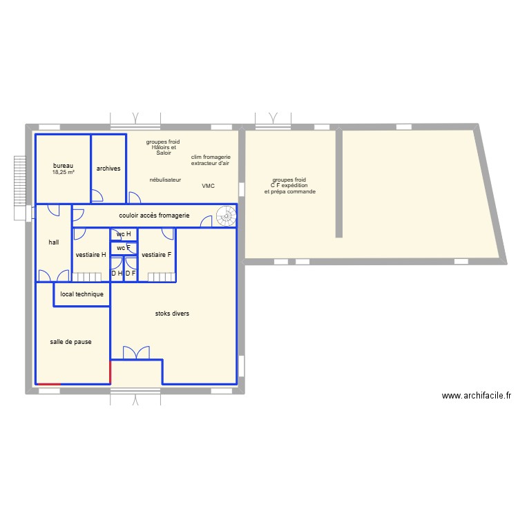 plan etage javernac. Plan de 15 pièces et 603 m2