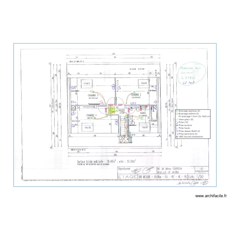 GARCIA ETAGE. Plan de 