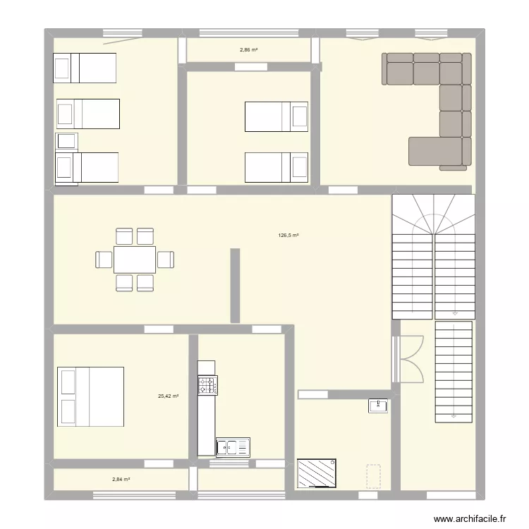 boukaka 06. Plan de 4 et 158 m² boukaka 06. Plan de 4 et 158 m²