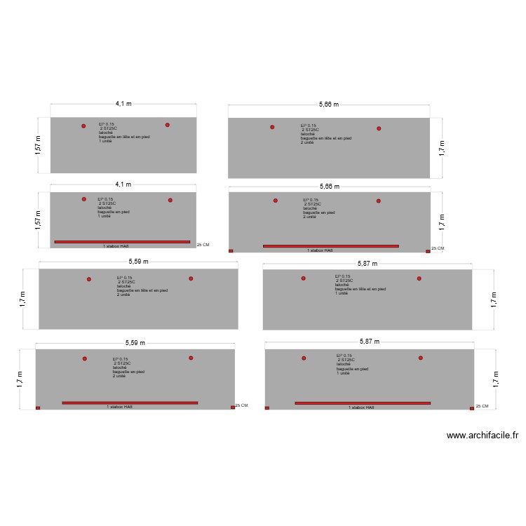 MUR TOUYRE 1. Plan de 0 pièce et 0 m2 MUR TOUYRE 1. Plan de 0 pièce et 0 m2