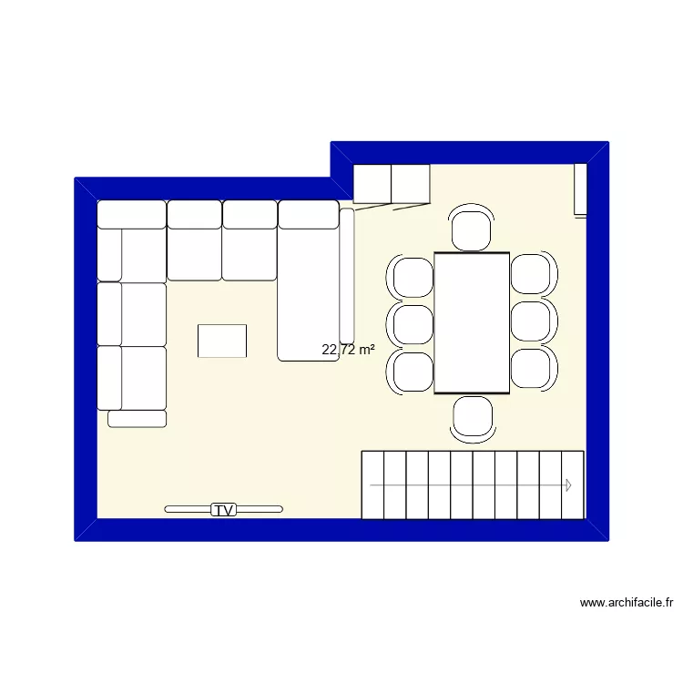 maison . Plan de 