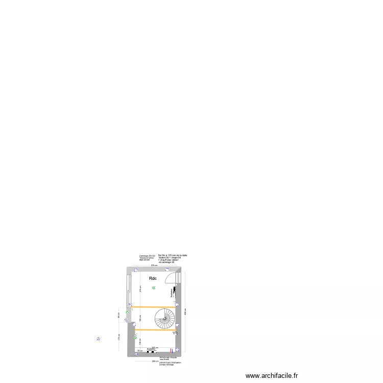 BSC atelier rdc. Plan de BSC atelier rdc. Plan de
