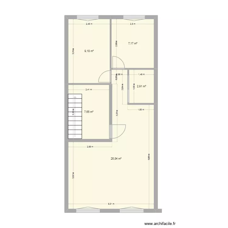 Plan. Plan de 5 Pièces et 54 m² Plan. Plan de 5 Pièces et 54 m²