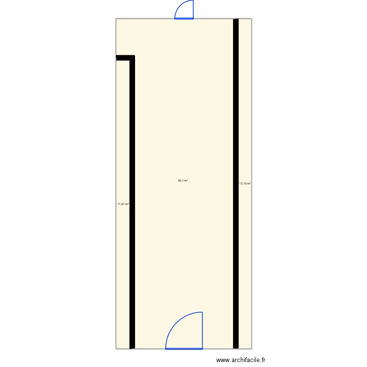 Plan Bergerie Naturama. Plan de 3 pièces et 124 m2