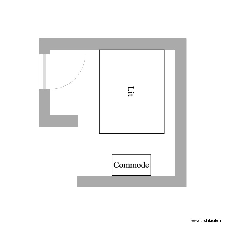 Chambre 2. Plan de 0 pièce et 0 m2