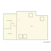 PLan 1er &eacute;tage AV travaux Courtay