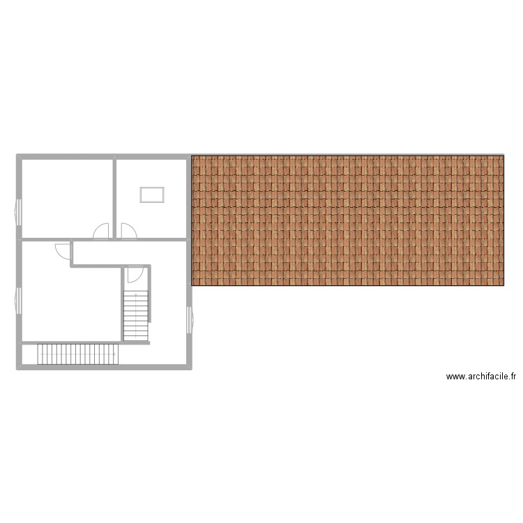 TAURAN R+1. Plan de 7 pièces et 190 m2