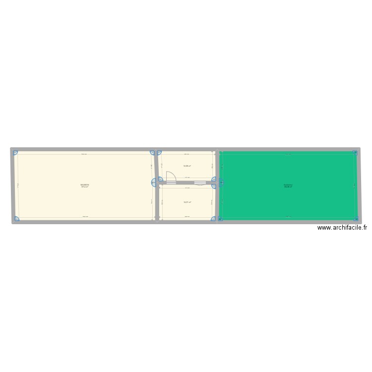 PLAN DE MASSE. Plan de 4 pièces et 160 m2