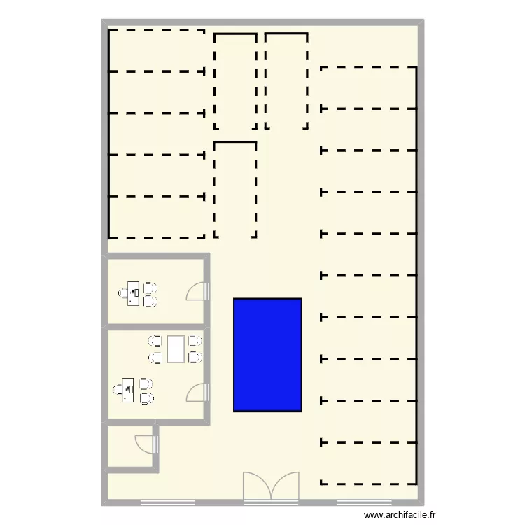 Chalon-sur-Sa&ocirc;ne. Plan de 4  et 294 m²