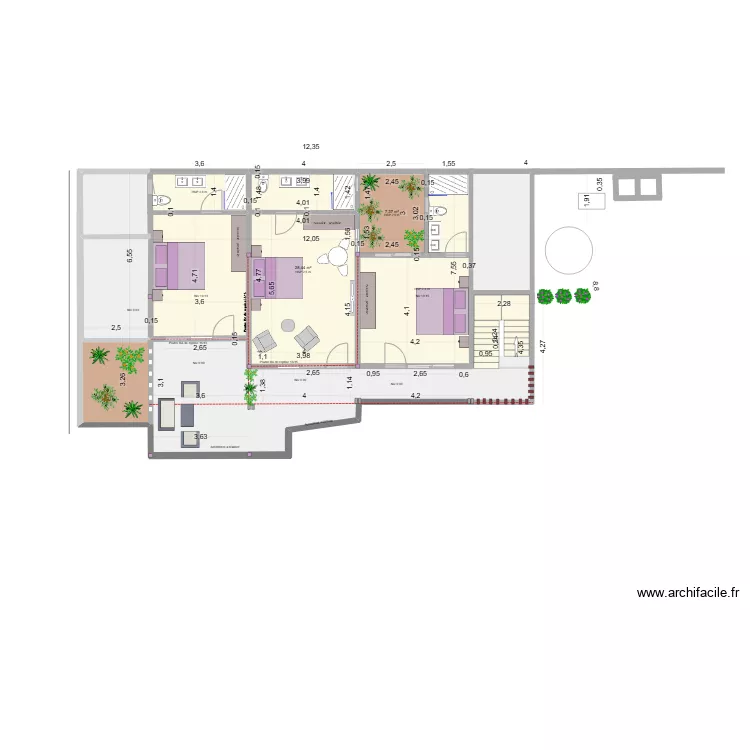 Villa somone &eacute;tage 18/06/25. Plan de 