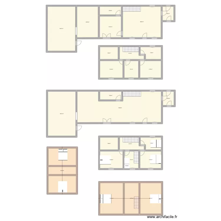 AURE SUR MER. Plan de 