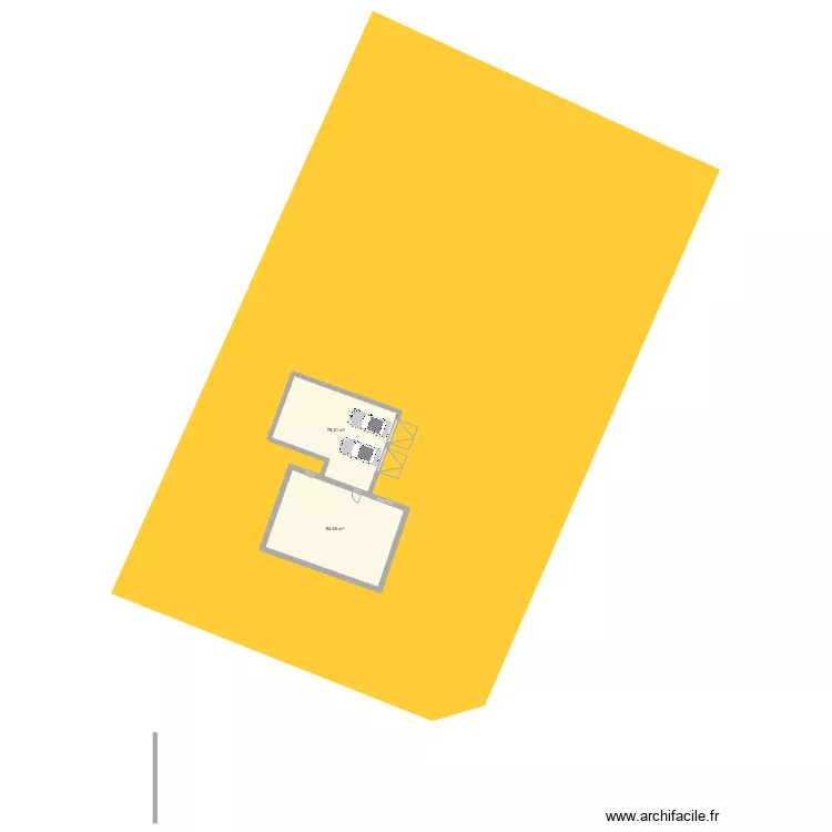 Maison Saint Caprais. Plan de 