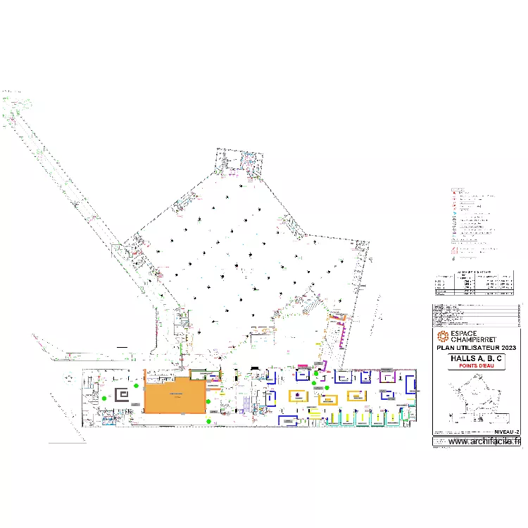 CHAMPERRET 2025. Plan de 