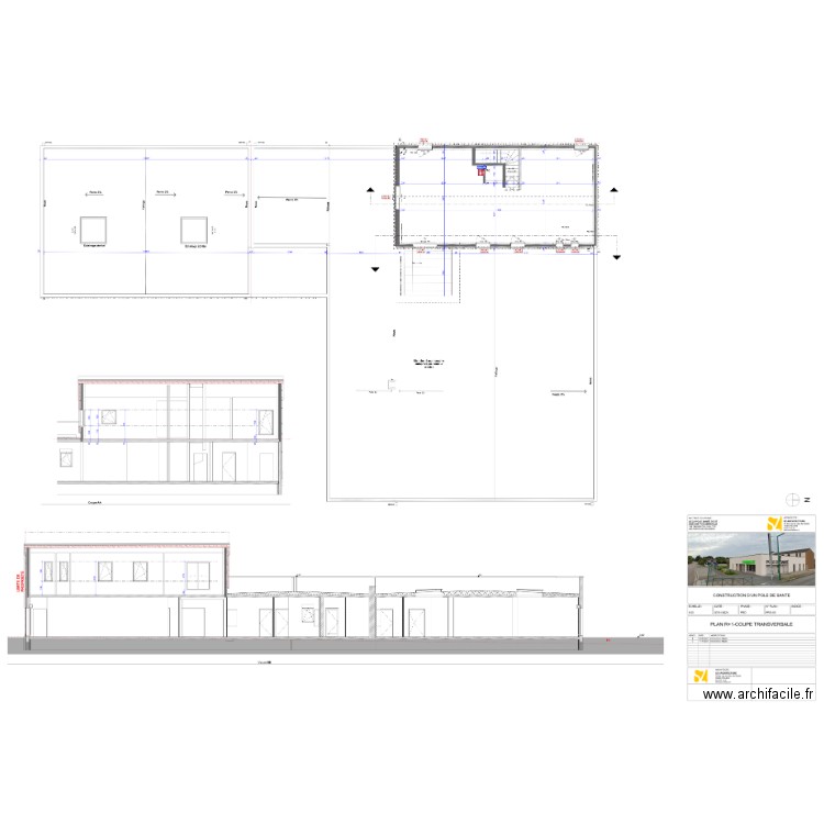 Pôle Santé St Ouen - Implantation Ext Etage. Plan de 0 pièce et 0 m2