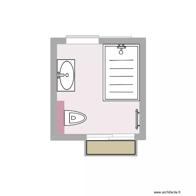 Damien 1er. Plan de 1 et 4 m² Damien 1er. Plan de 1 et 4 m²