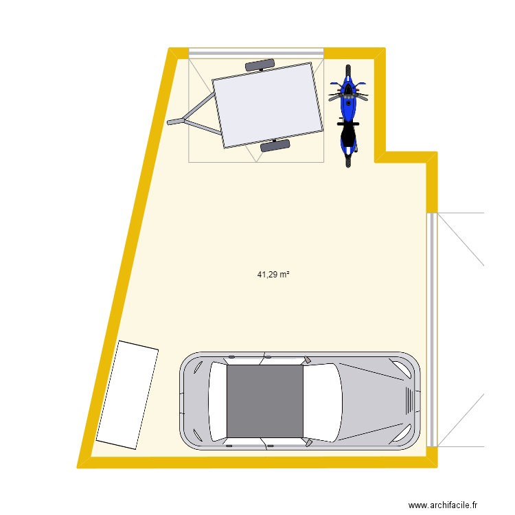 garage v2. Plan de 0 pièce et 0 m2