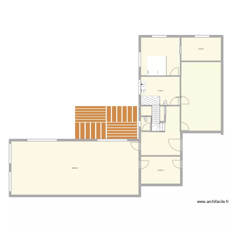 Fays 6. Plan de 5  et 162 m²