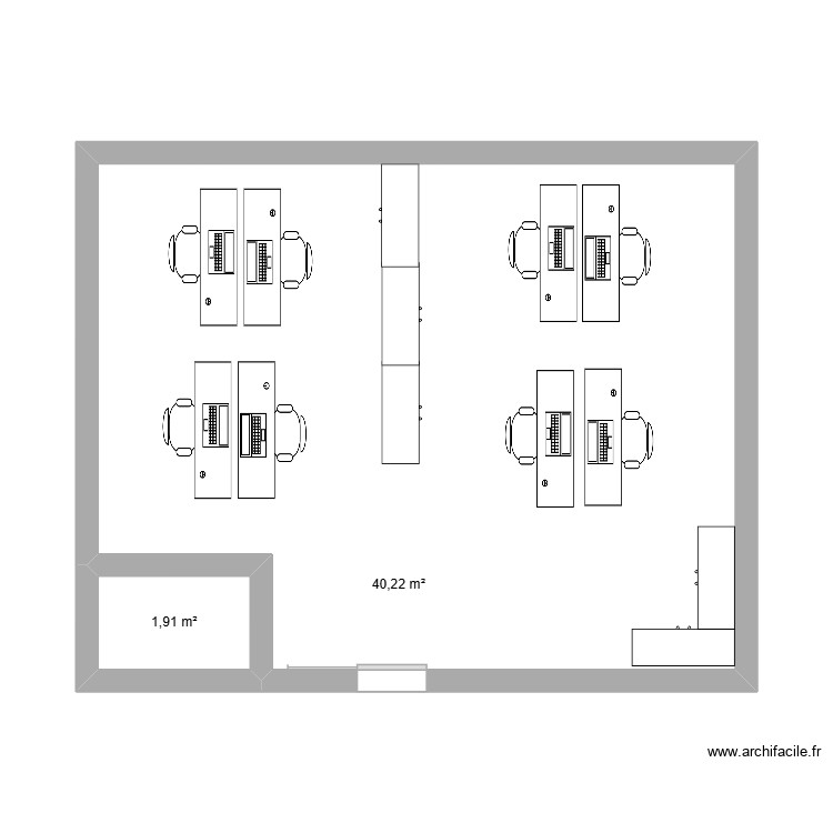CAall. Plan de 0 pièce et 0 m2