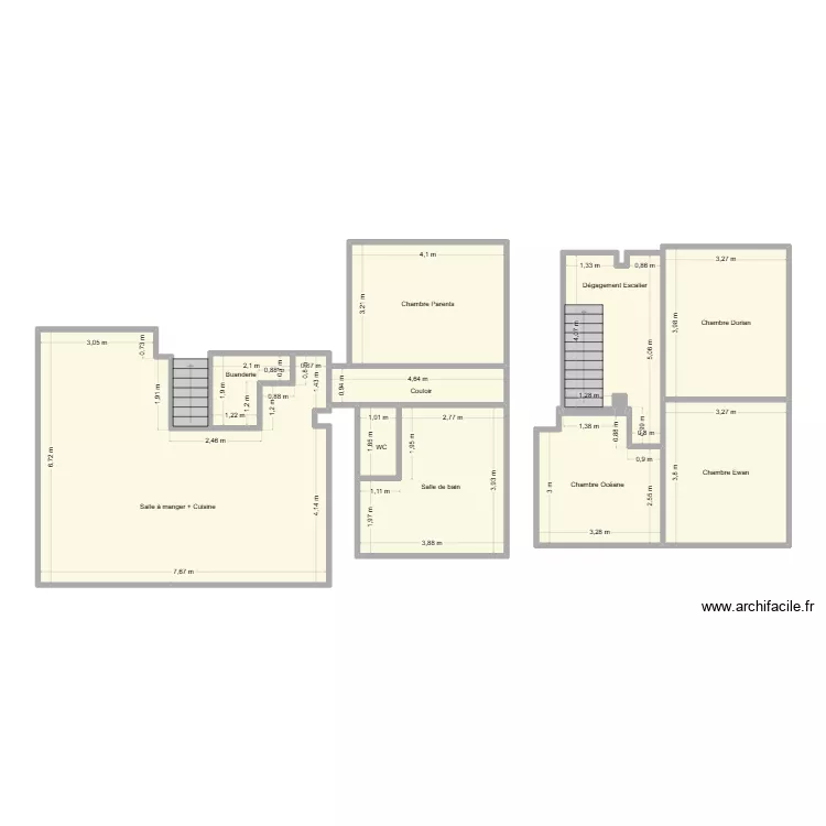 Plan Maison Meyriat. Plan de 11 et 125 m² Plan Maison Meyriat. Plan de 11 et 125 m²
