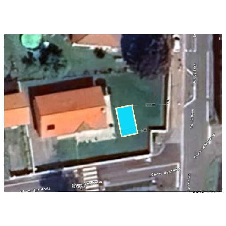 plan de dessus. Plan de 0 pièce et 0 m2