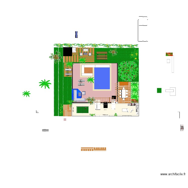 Extérieur mont Vernon 3 vol 31. Plan de 2 pièces et 52 m2