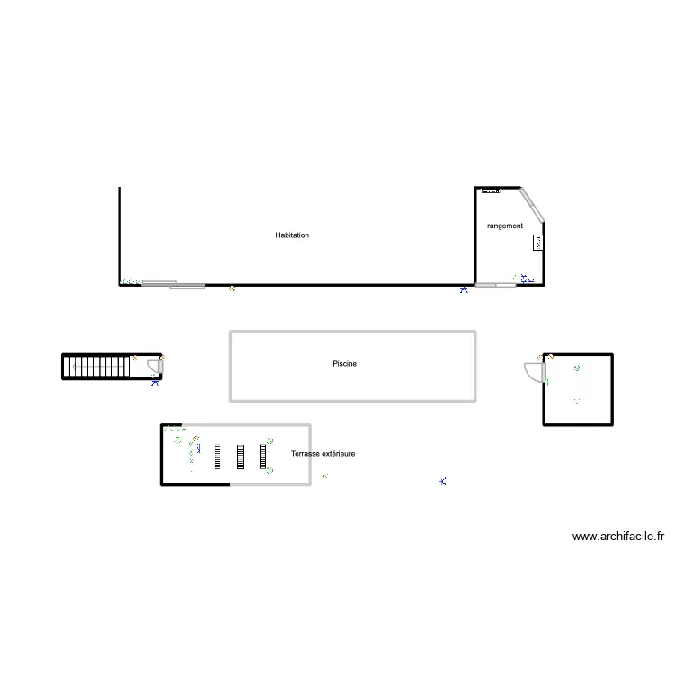 roquet extérieur. Plan de 5 et 10 m² roquet extérieur. Plan de 5 et 10 m²