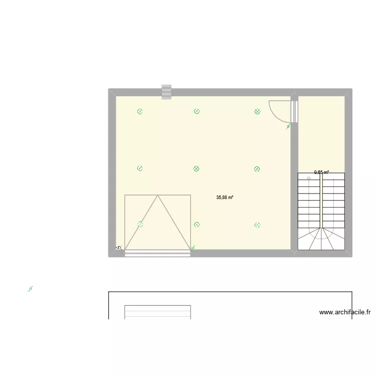 Garage. Plan de 