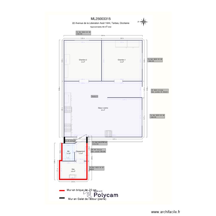 ML25003315 GRIFFON rdc. Plan de 0 pièce et 0 m2