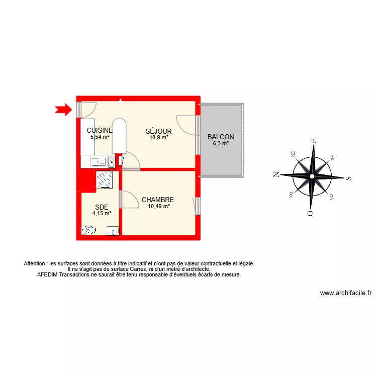 BI 33783. Plan de 7  et 38 m²