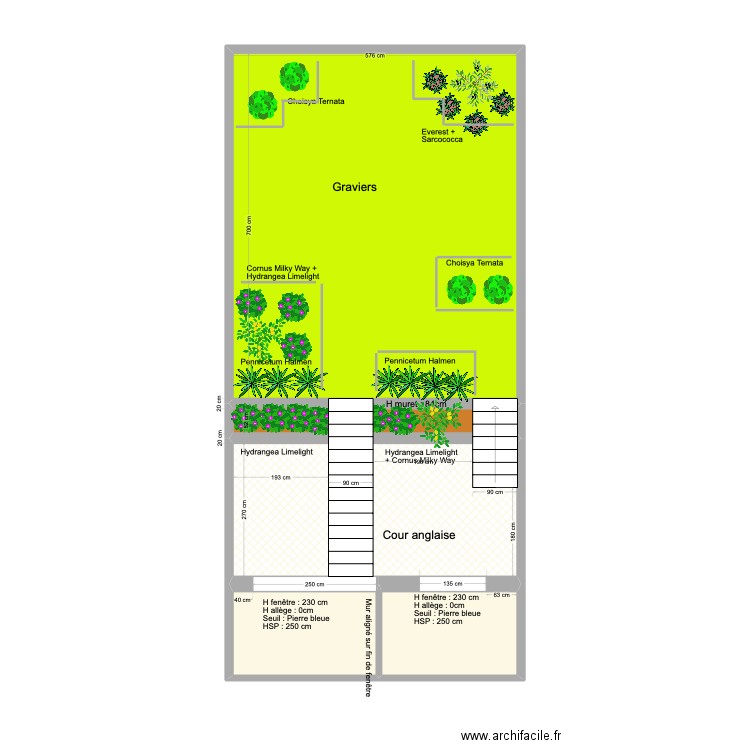 Construction Banning 21 Rez Jardin - Aménagement Jardin. Plan de 6 pièces et 68 m2