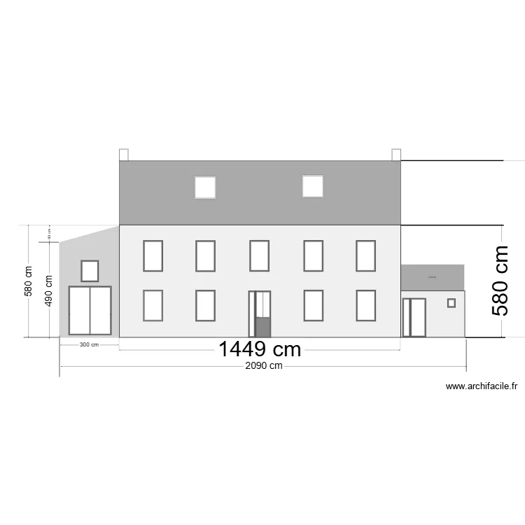 fa&ccedil;ade FINAL. Plan de 