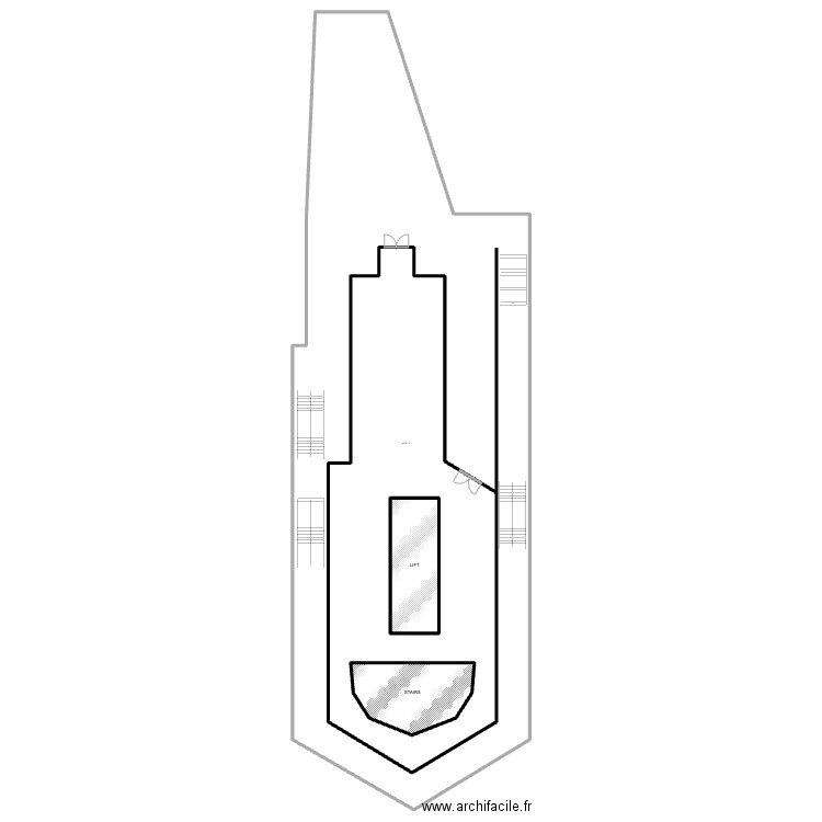 Implant Sphinx Observatory. Plan de 4 pièces et 1572 m2