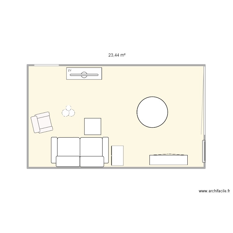salon. Plan de 0 pièce et 0 m2