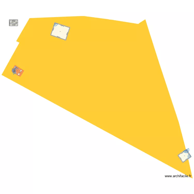 bloc jardin 2. Plan de 11 Pièces et 166 m²
