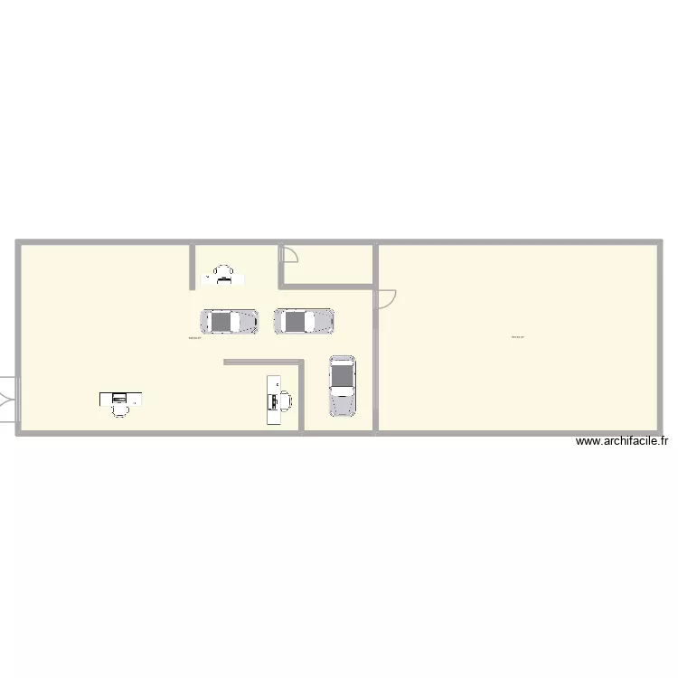 kia. Plan de 2  et 361 m²