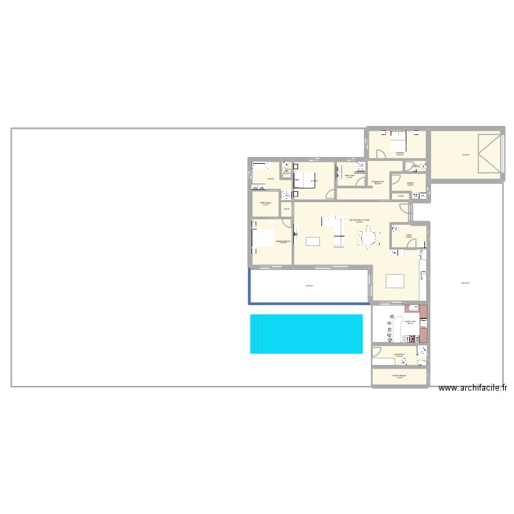 MIMIZAN BIS exter. Plan de 20 pièces et 373 m2