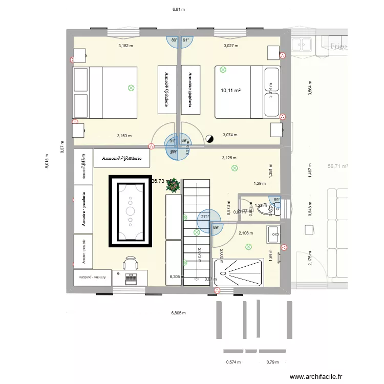 Plan surévélation Villedoux 2.4. Plan de 21 Pièces et 178 m² Plan surévélation Villedoux 2.4. Plan de 21 Pièces et 178 m²