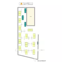 MAIRIE DE MOUSSY LE NEUF : REFECTOIRE ELEMENTAIRE DU CENTRE DE LOISIRS LA RIBAMBELLE