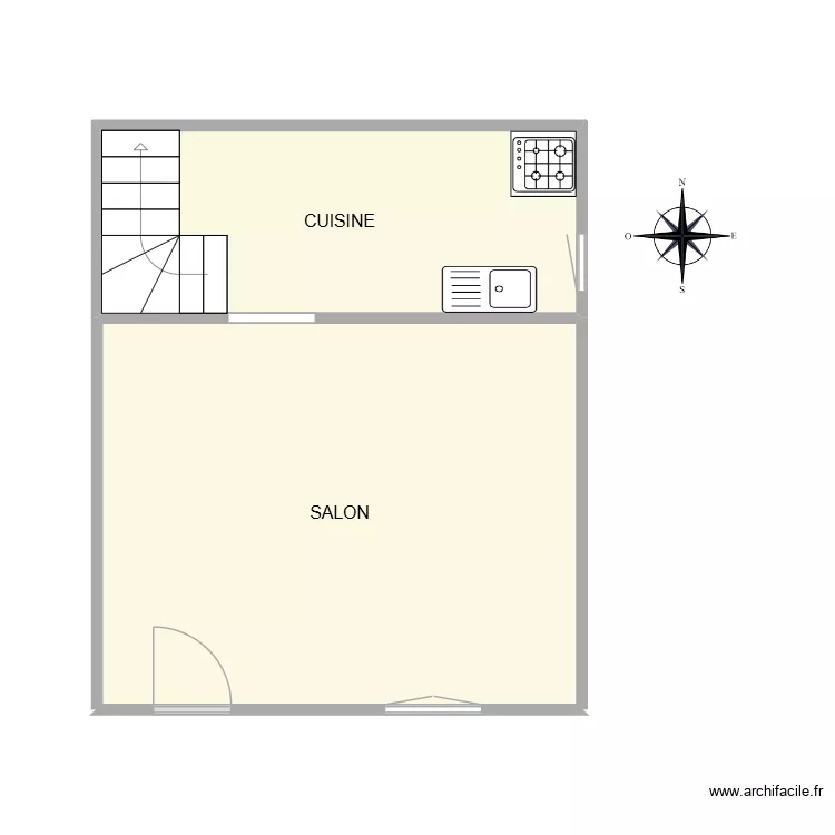 RDC mallemort. Plan de 2  et 28 m²