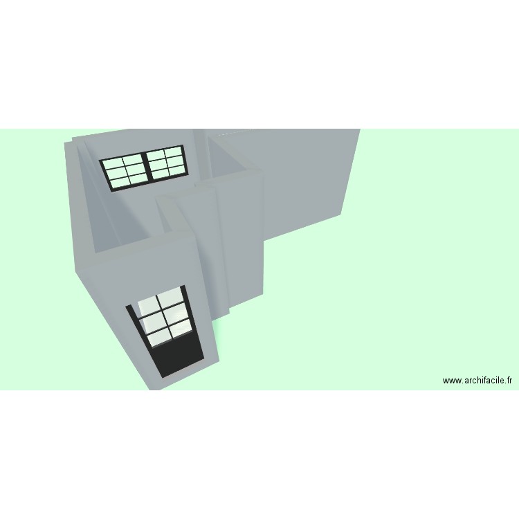 Salle de Bain. Plan de 1 pièce et 11 m2