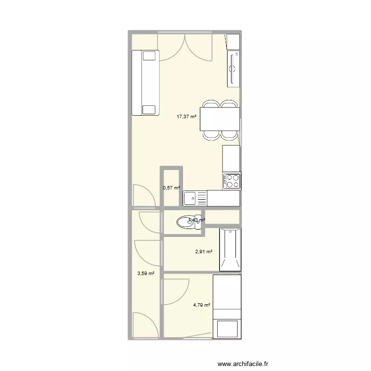 La Madrague. Plan de 