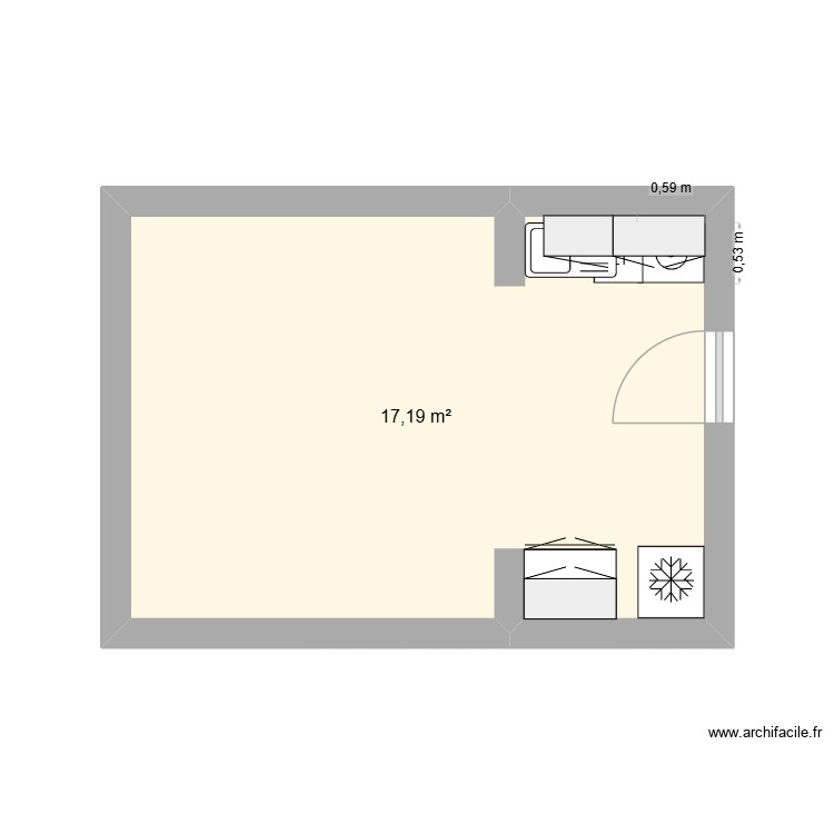 cuisine aix. Plan de 0 pièce et 0 m2